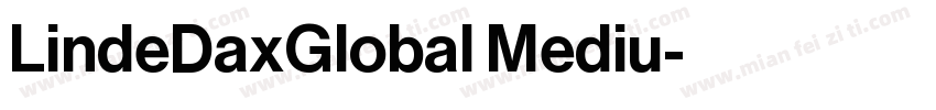 LindeDaxGlobal Mediu字体转换